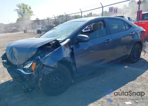 2016 Toyota Corolla L/Le/Le Plus/Le Premium/S/S Plus/S Premium/S W/Special Edition Pkg из США, поврежденный, VIN 5YFBURHE9GP480847